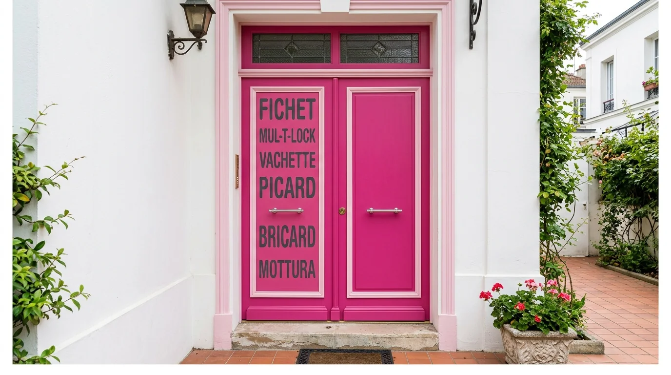 Installateur agréé · double-porte avec plaque des marques posées